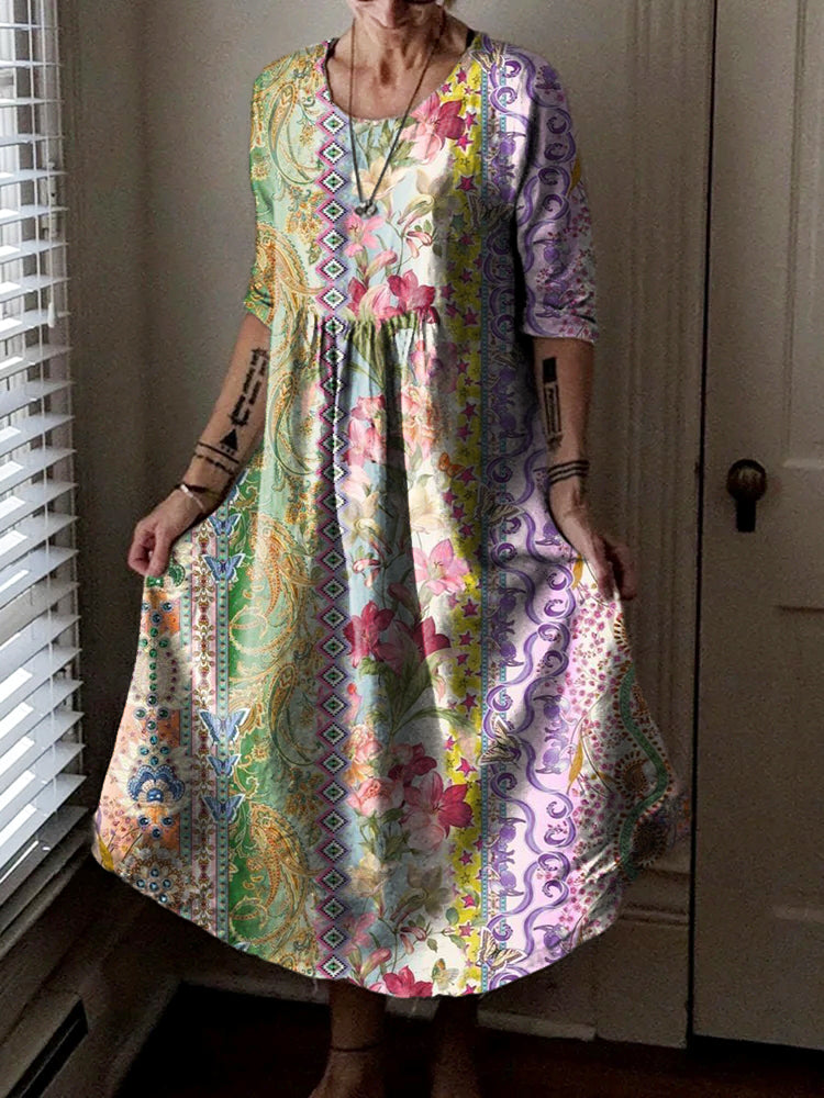 Robe au style vintage intemporel