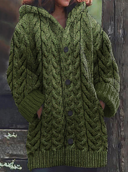 Women's Super Soft Honeycomb Aran Crew Neck Sweater artswardrobe