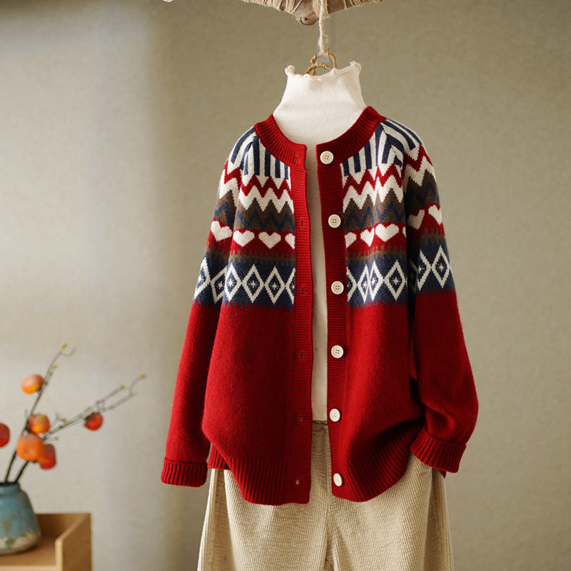 Cardigan magnifiquement confectionné