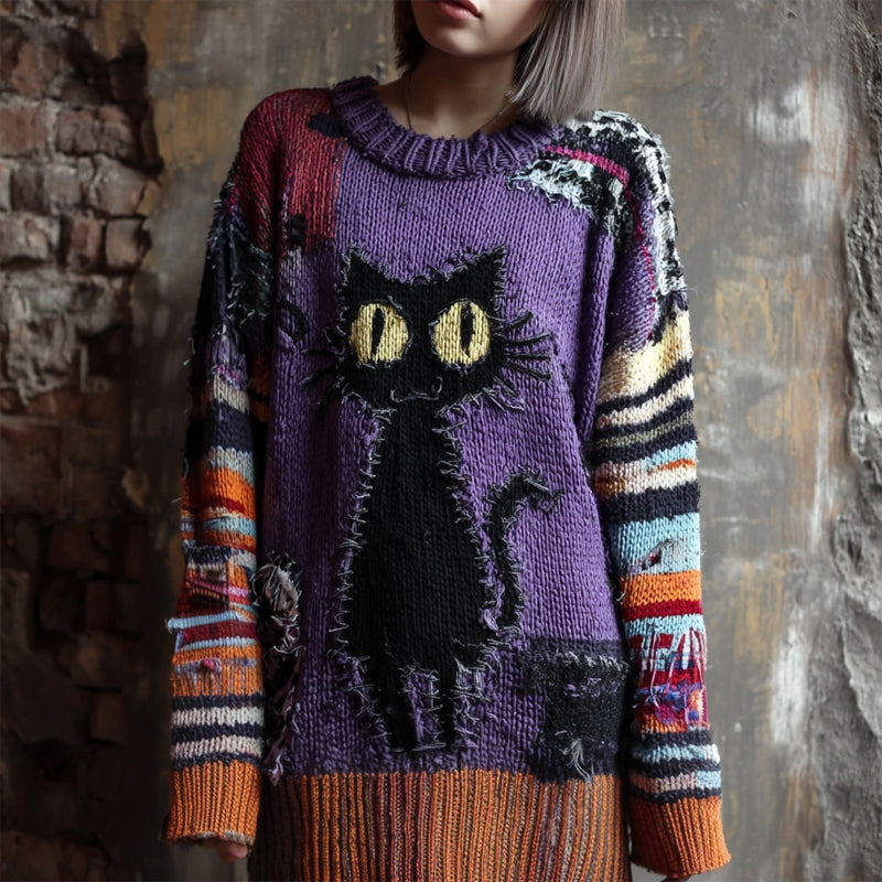 Pull au design réfléchi