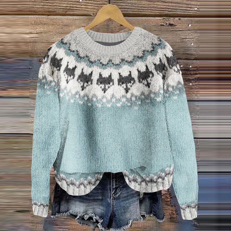 Pull au design réfléchi