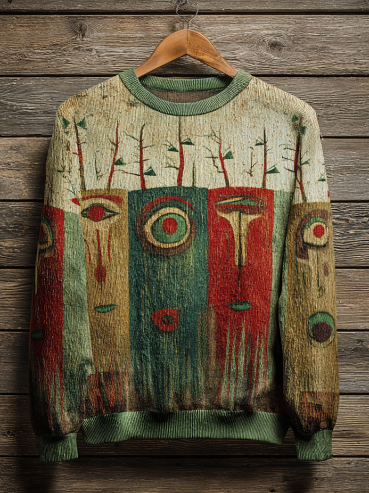 Pull au design réfléchi