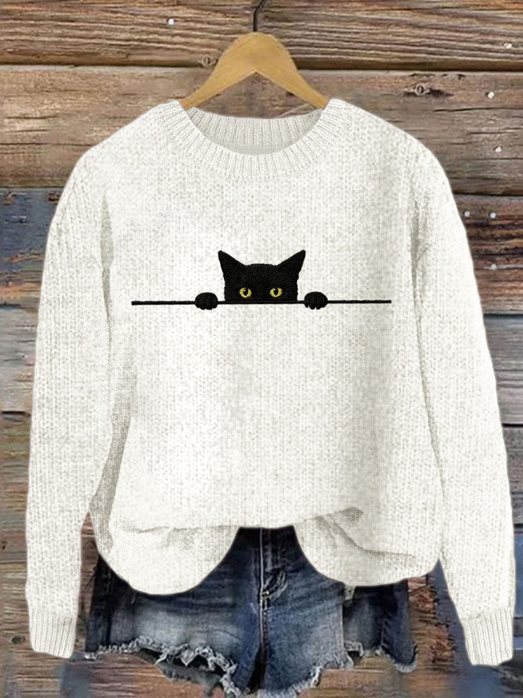 Pull au design réfléchi