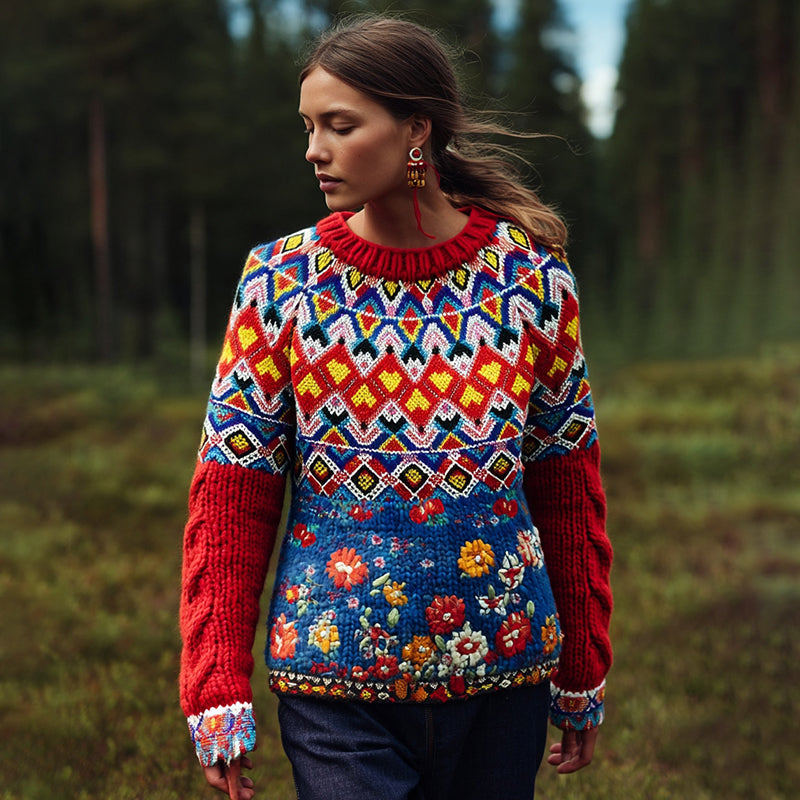 Pull au style vintage intemporel