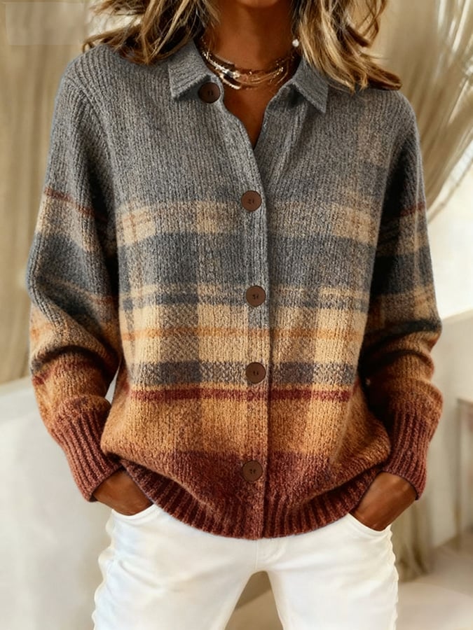 Cardigan au design réfléchi