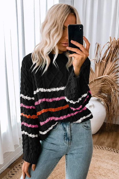 Pull au design réfléchi