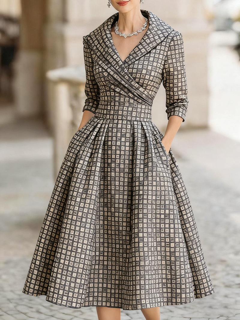Robe au style vintage intemporel