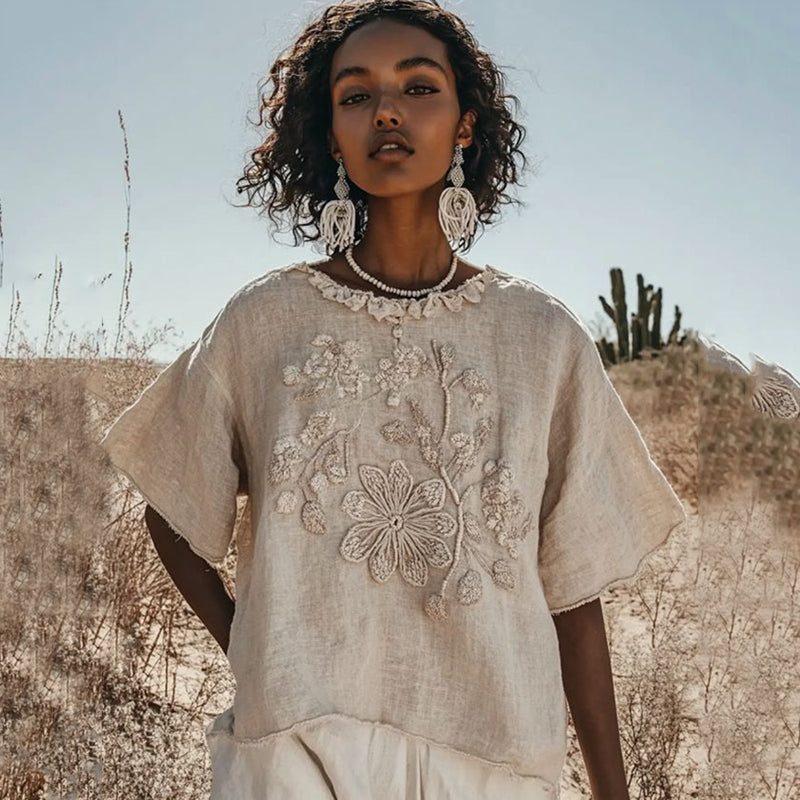 Chemise au style vintage intemporel