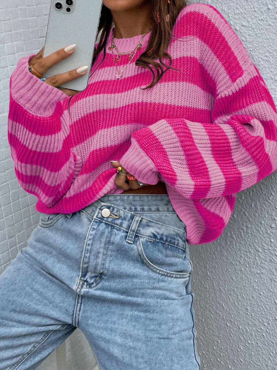 Pull au design réfléchi