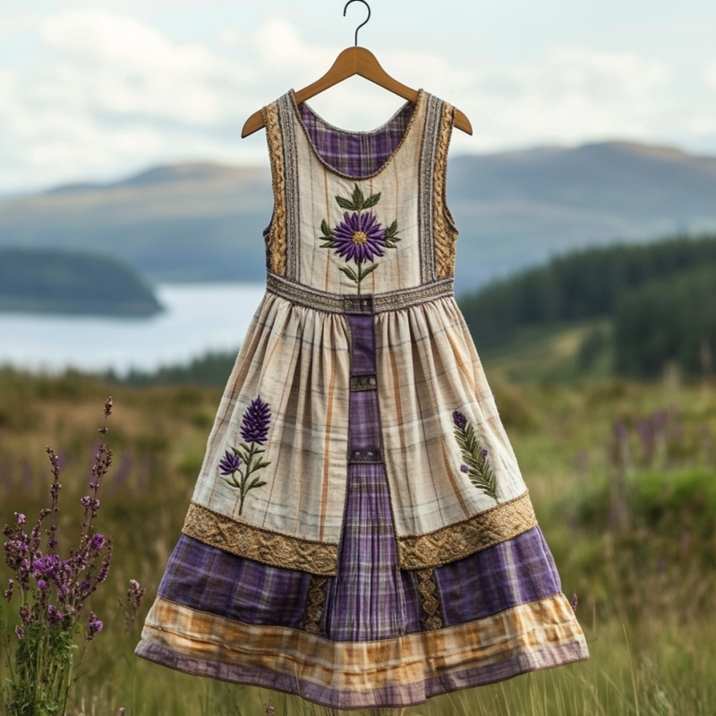 Robe au style vintage intemporel