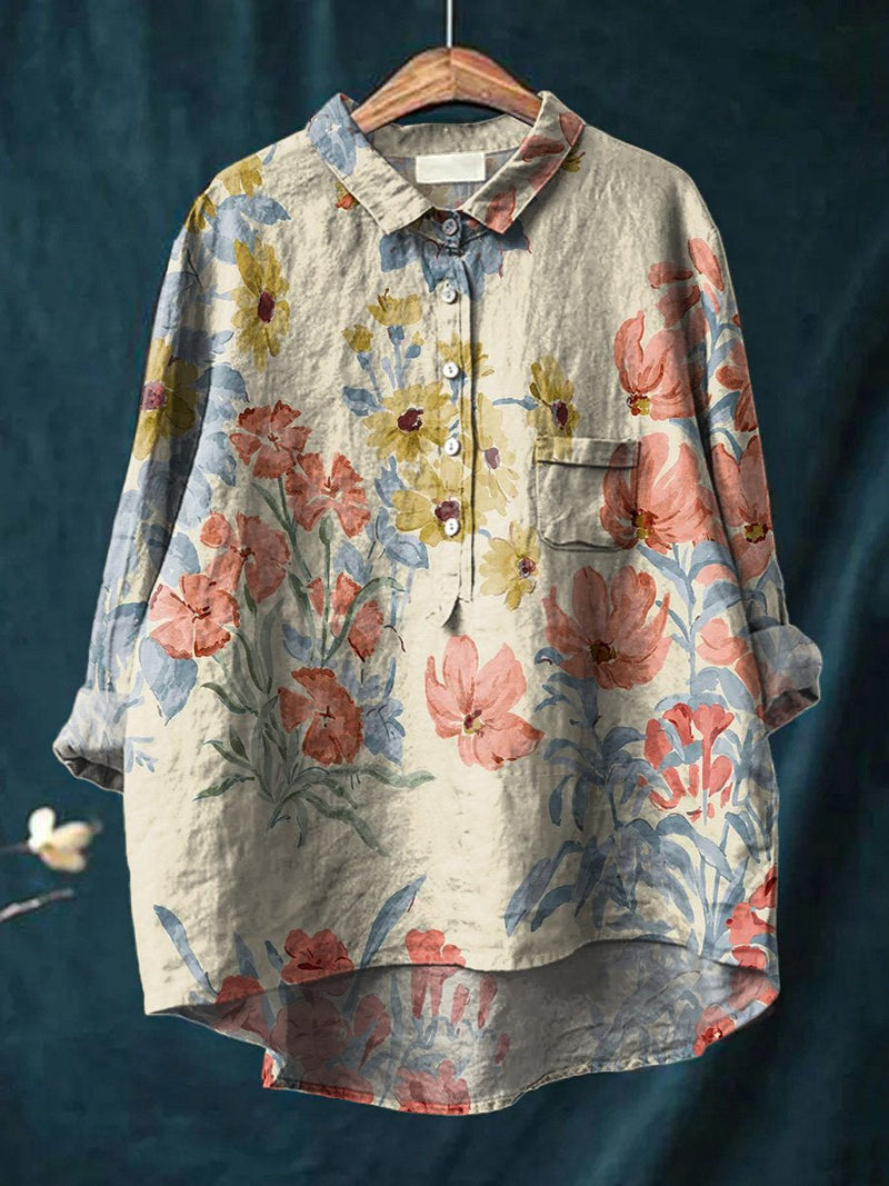 Chemise au style vintage intemporel
