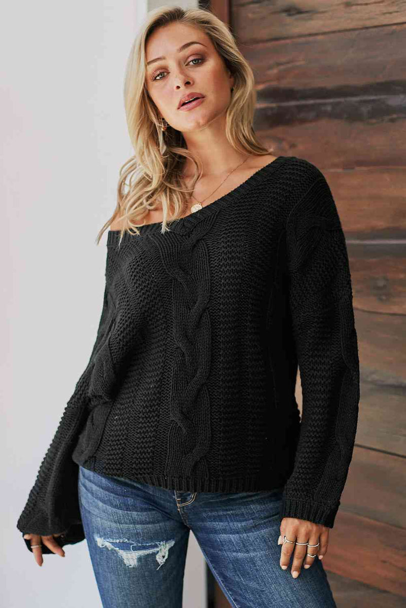 Pull au design réfléchi
