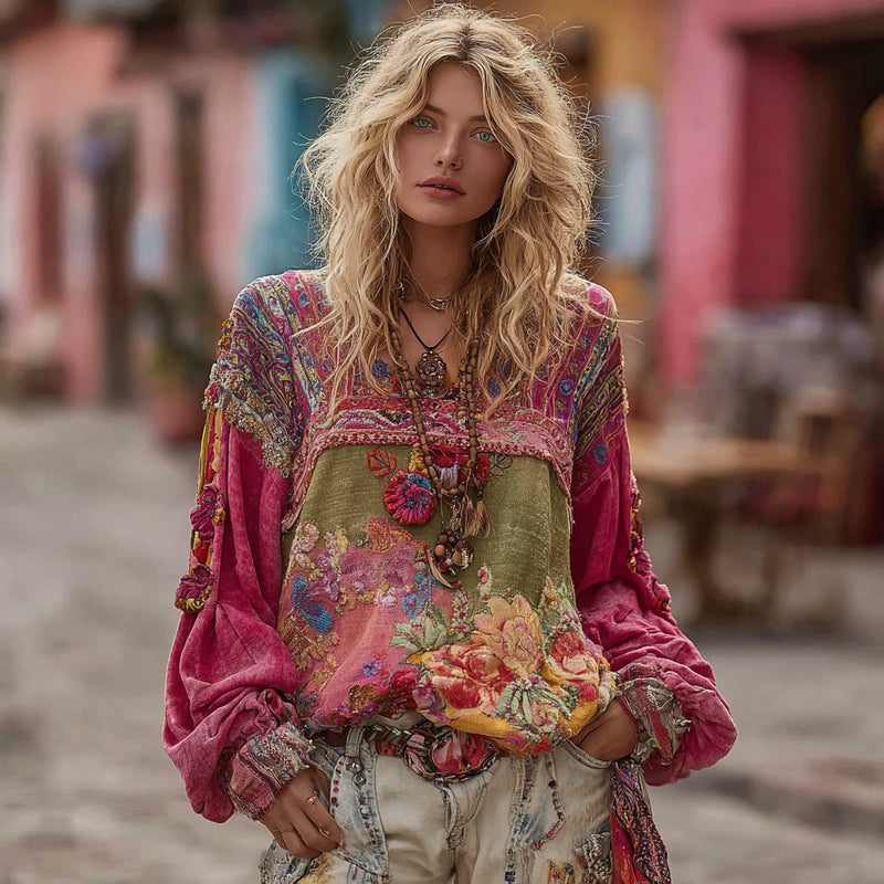 Chemise au style vintage intemporel