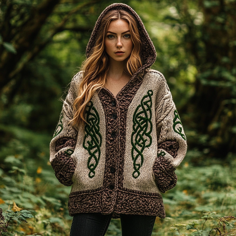 Cardigan au style vintage intemporel