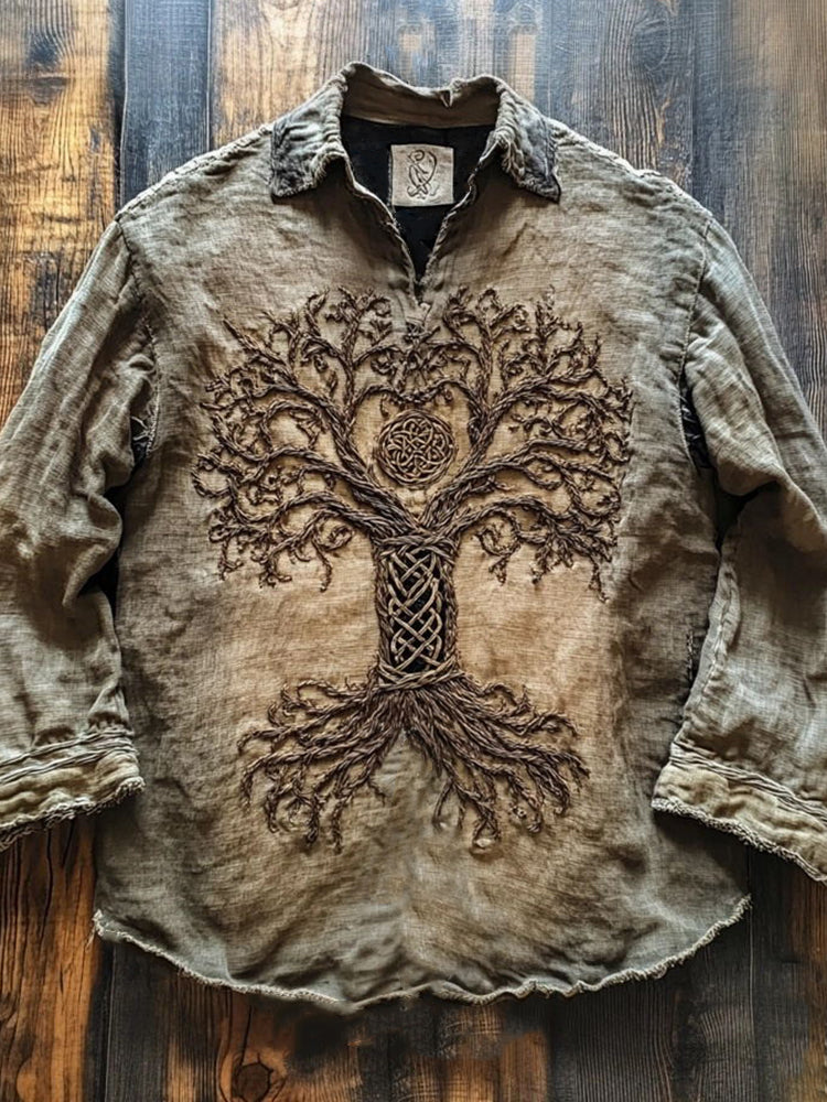 Chemise au design réfléchi