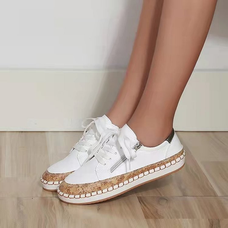 EP | Chaussures de sport simples avec fleurs