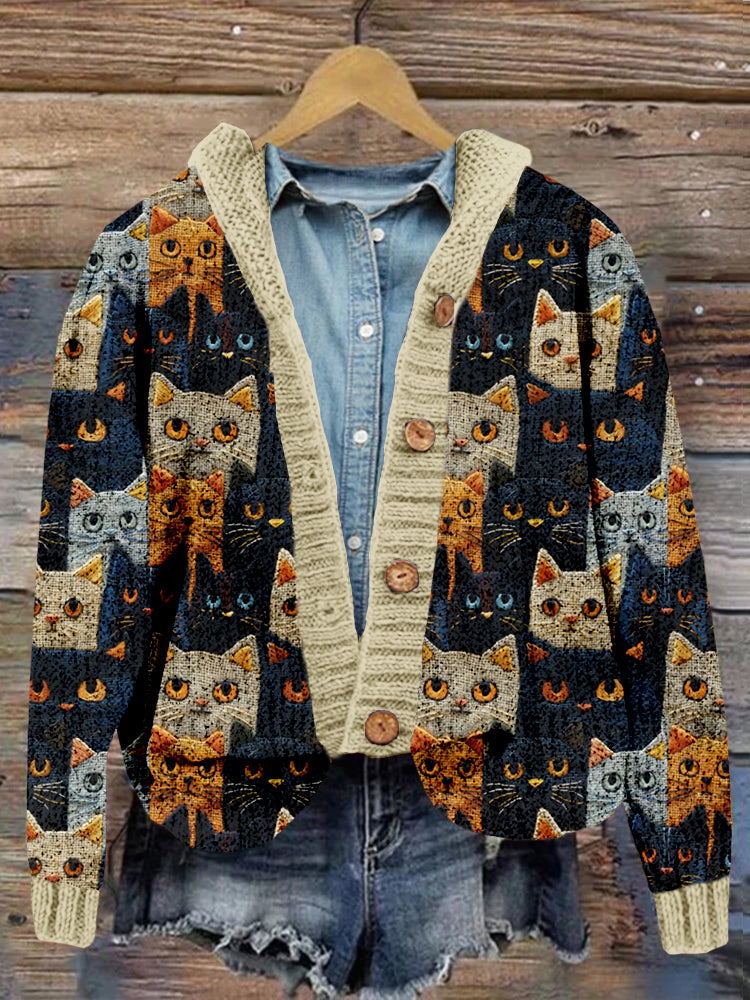 Cardigan au design réfléchi