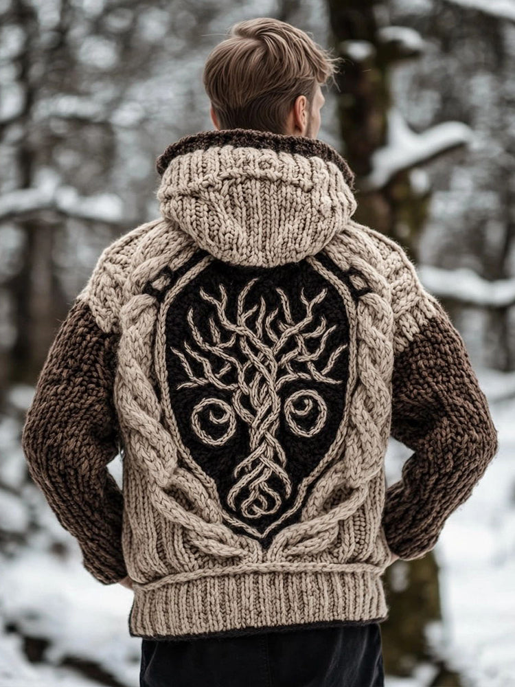 Cardigan au design réfléchi