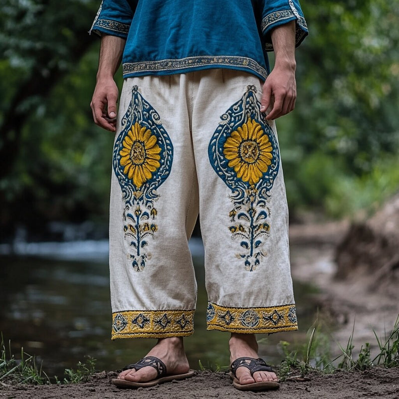 Pantalon au design réfléchi