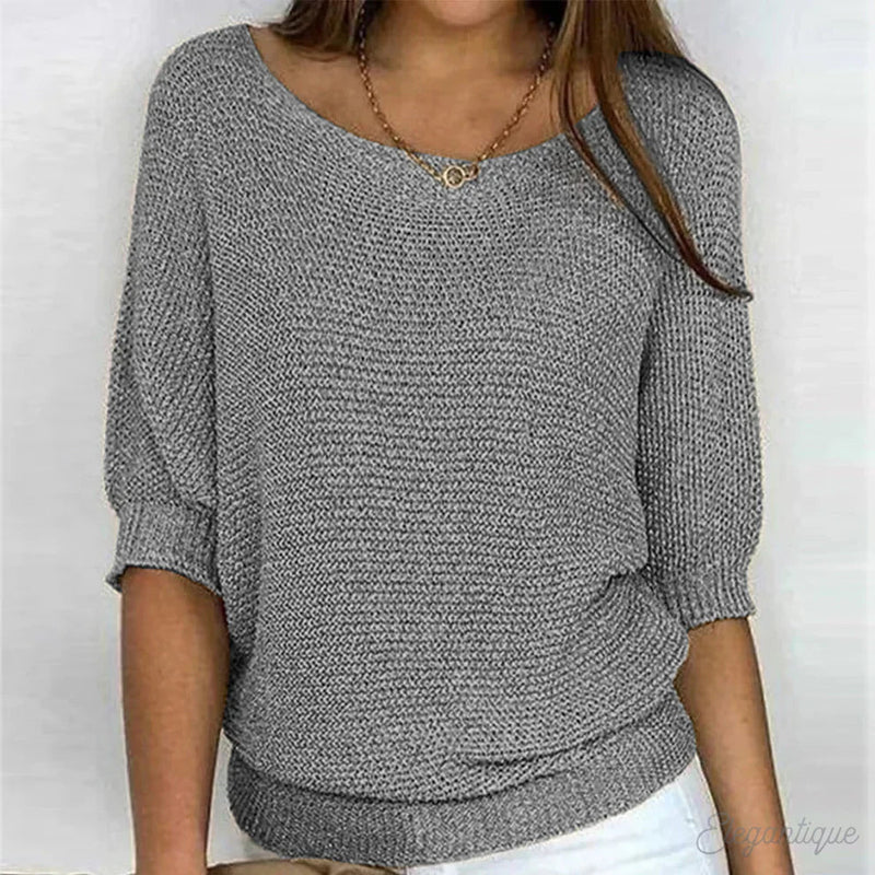 Pull au design réfléchi
