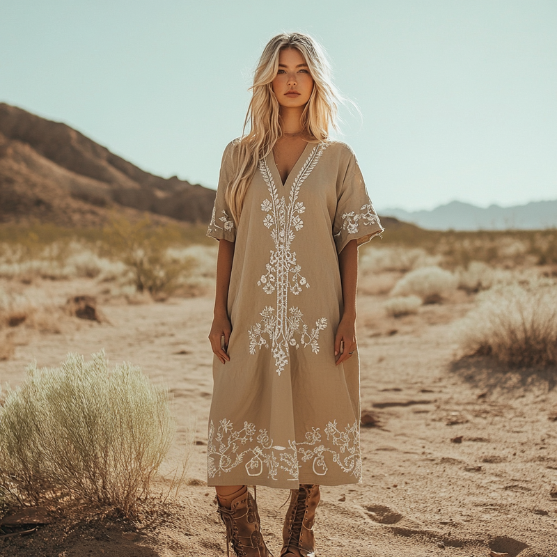 Robe au design classique
