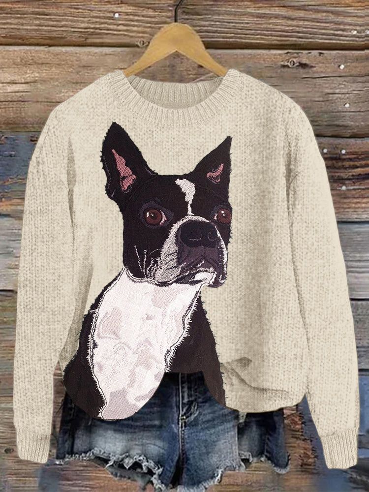 Pull au design réfléchi