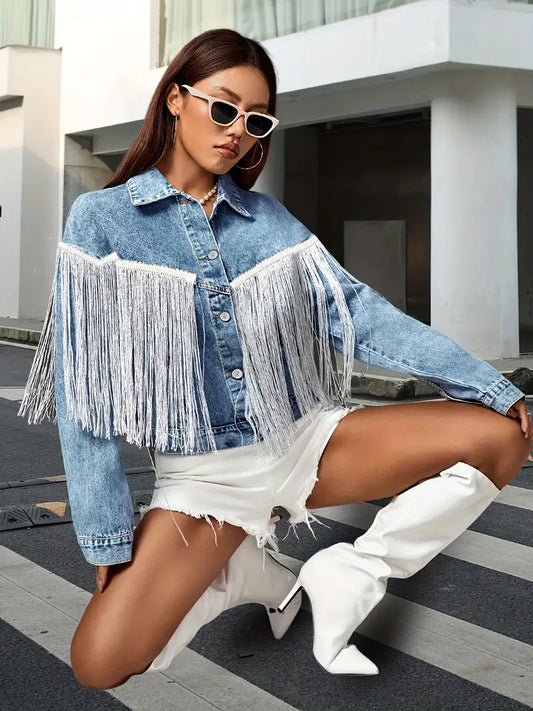 EP | Veste Vintage Tassel pour femme