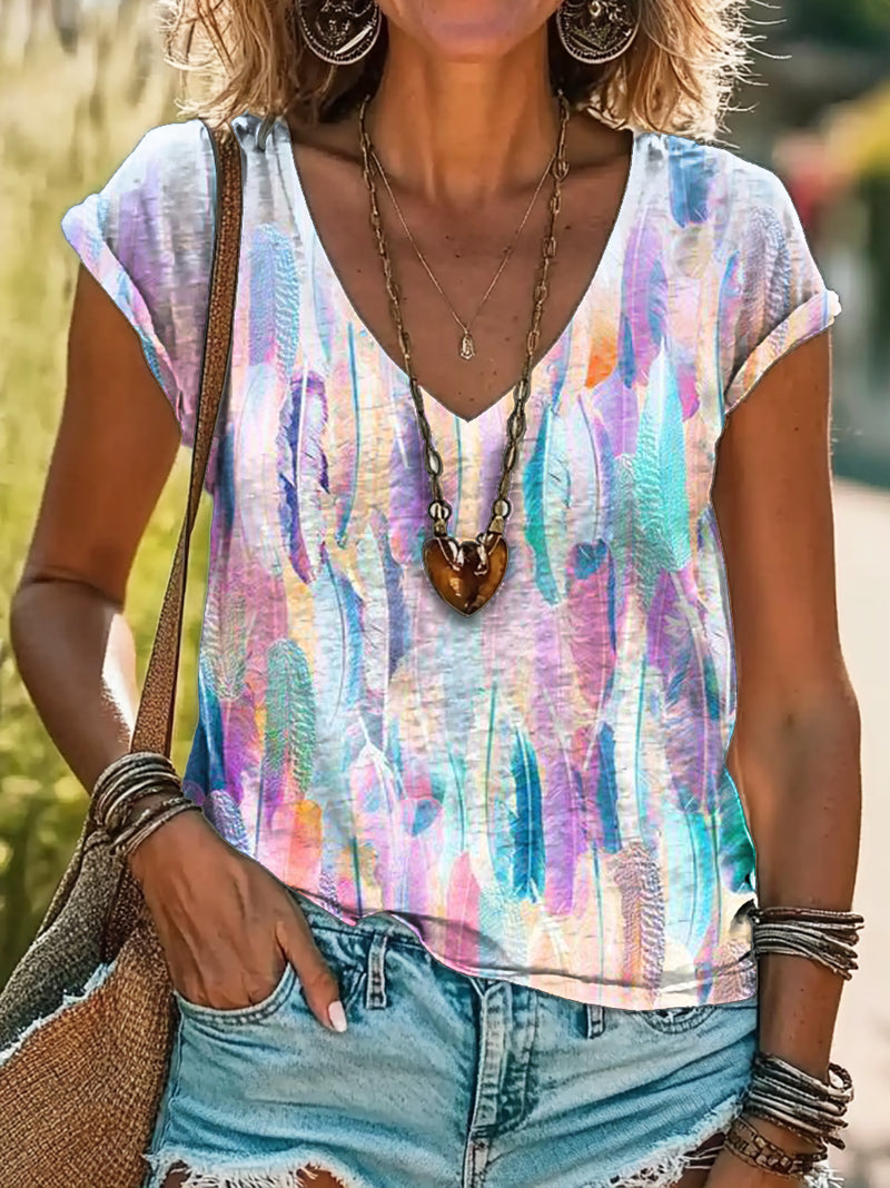 T-Shirt au design réfléchi
