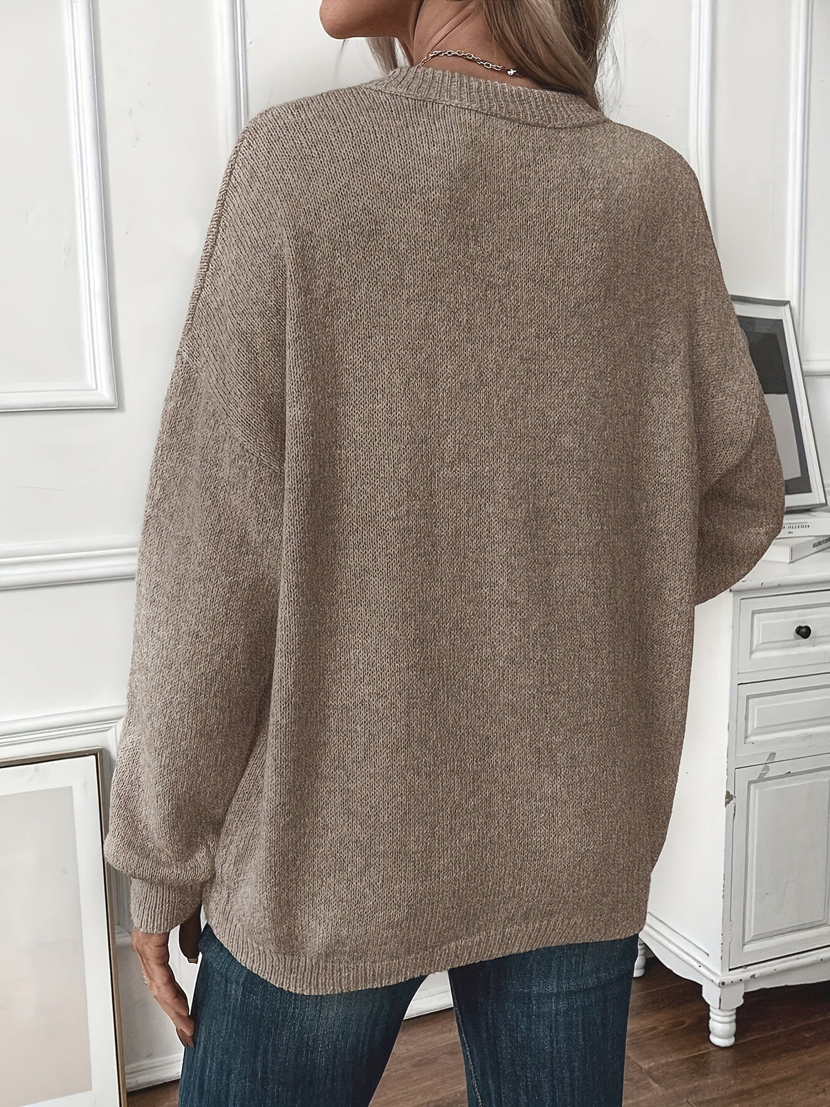 Pull en coton uni