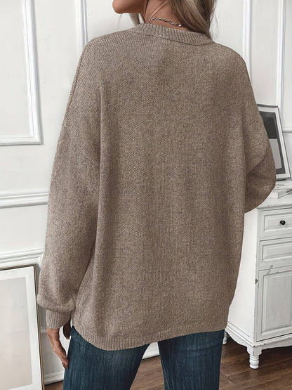 Pull en coton uni