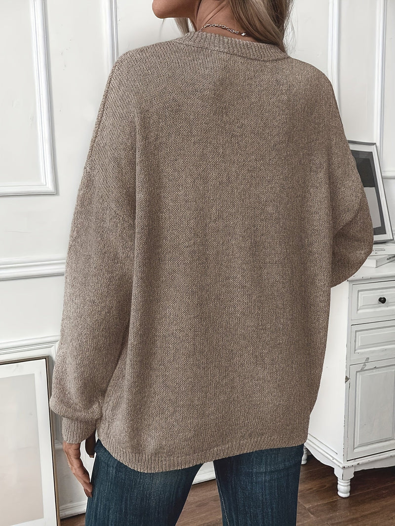 Pull en coton uni