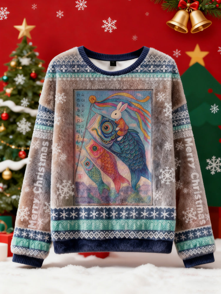 Pull au design réfléchi