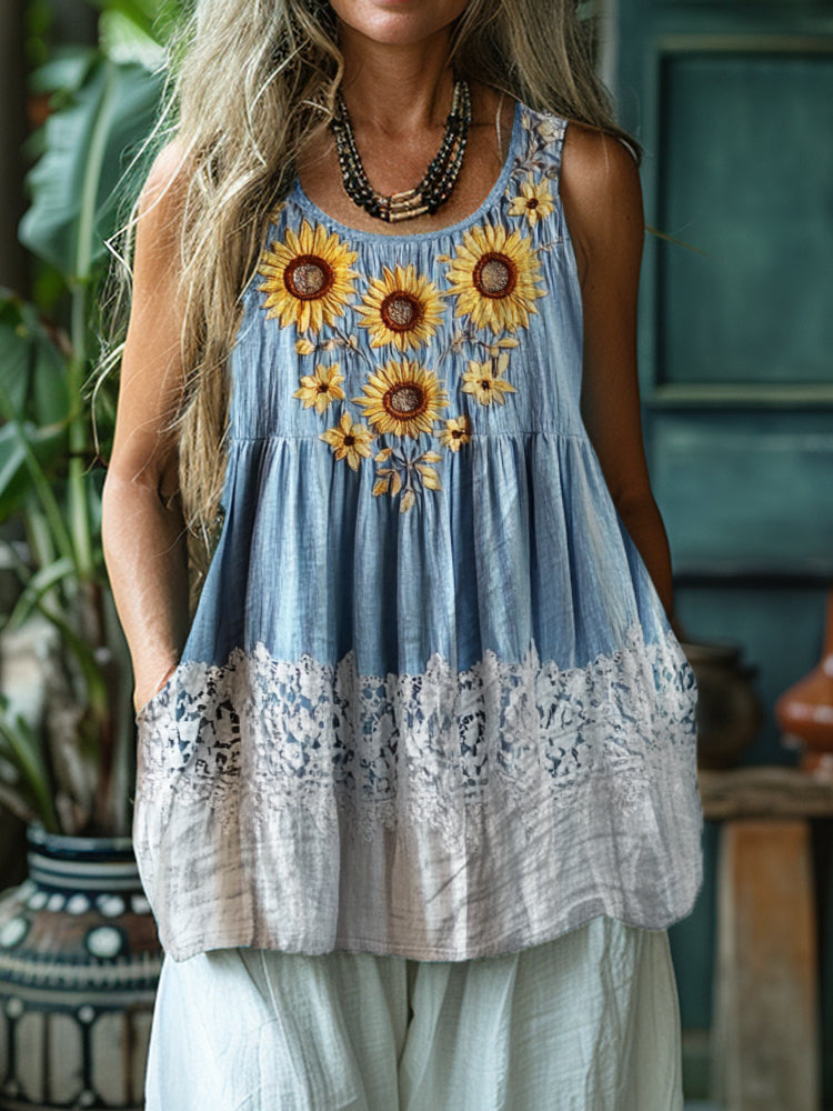 Haut au style vintage intemporel