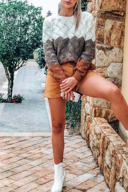 Pull au design classique