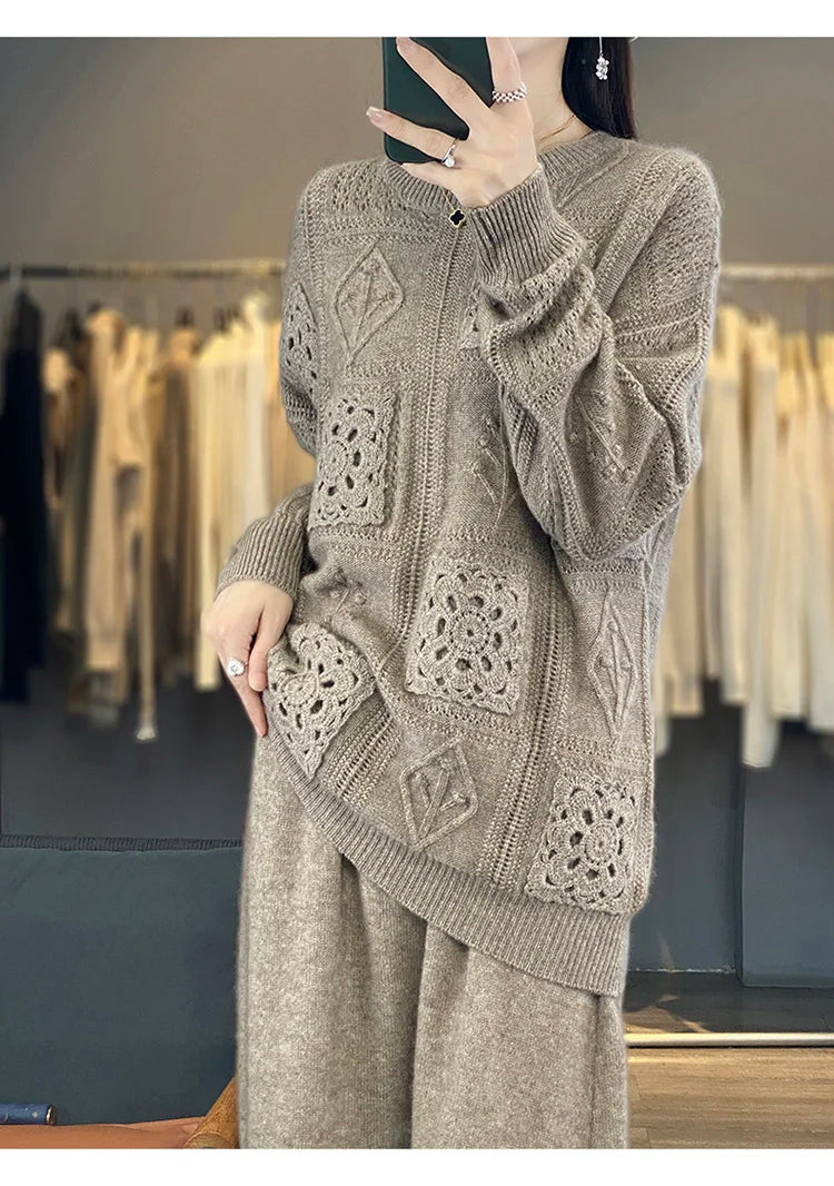 Pull au design réfléchi