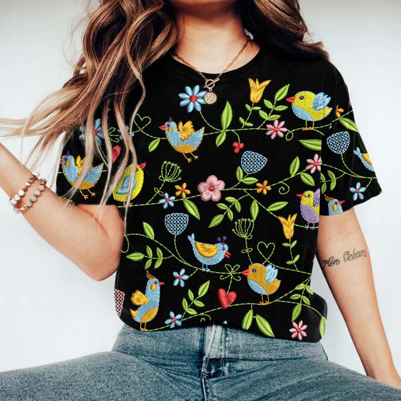 T-Shirt au design réfléchi