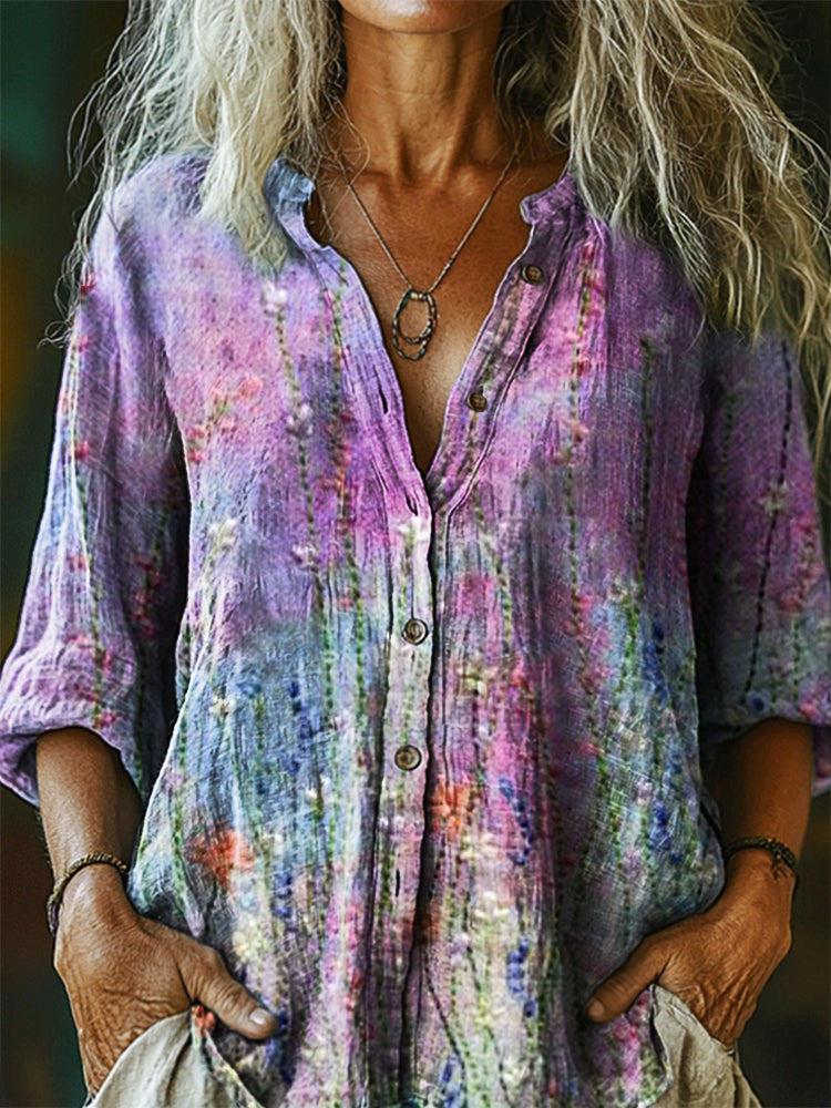 Chemise au style vintage intemporel