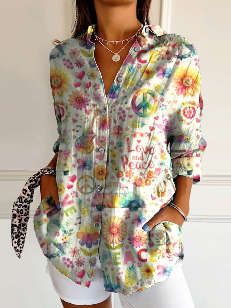 Chemise au style vintage intemporel