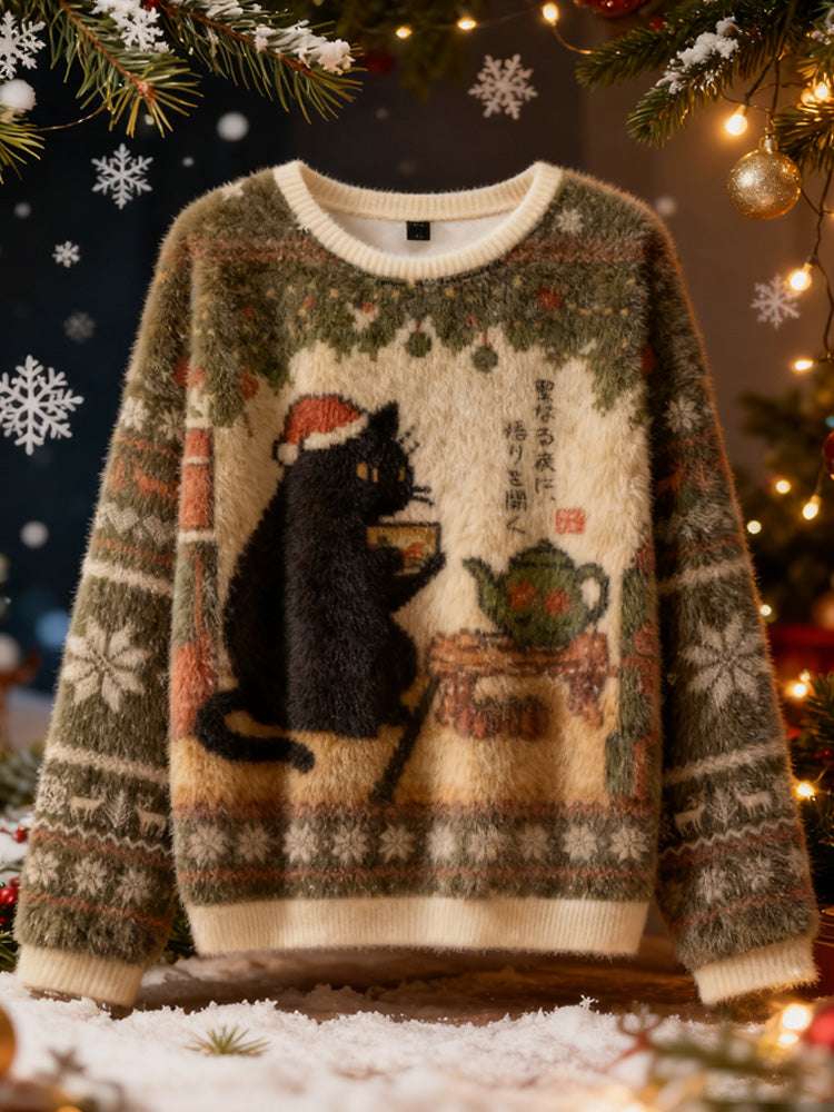 Pull au design réfléchi
