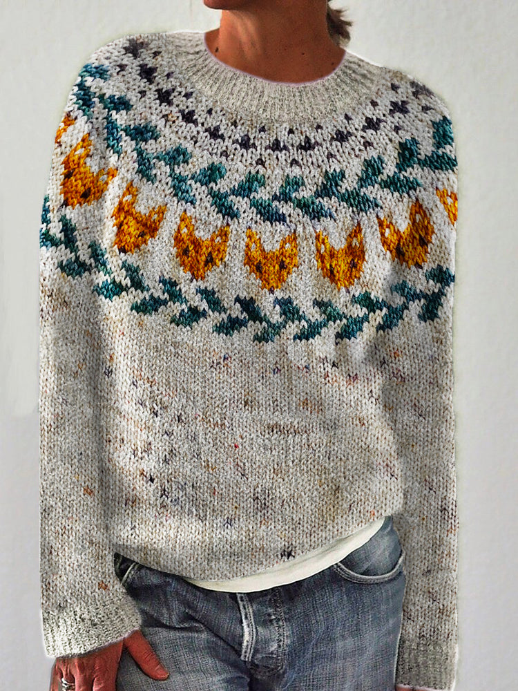 Pull au design réfléchi