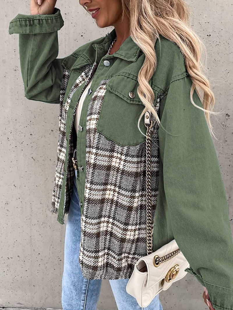 EP | Veste en flanelle vintage pour femmes