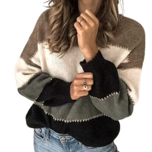 Pull au design réfléchi