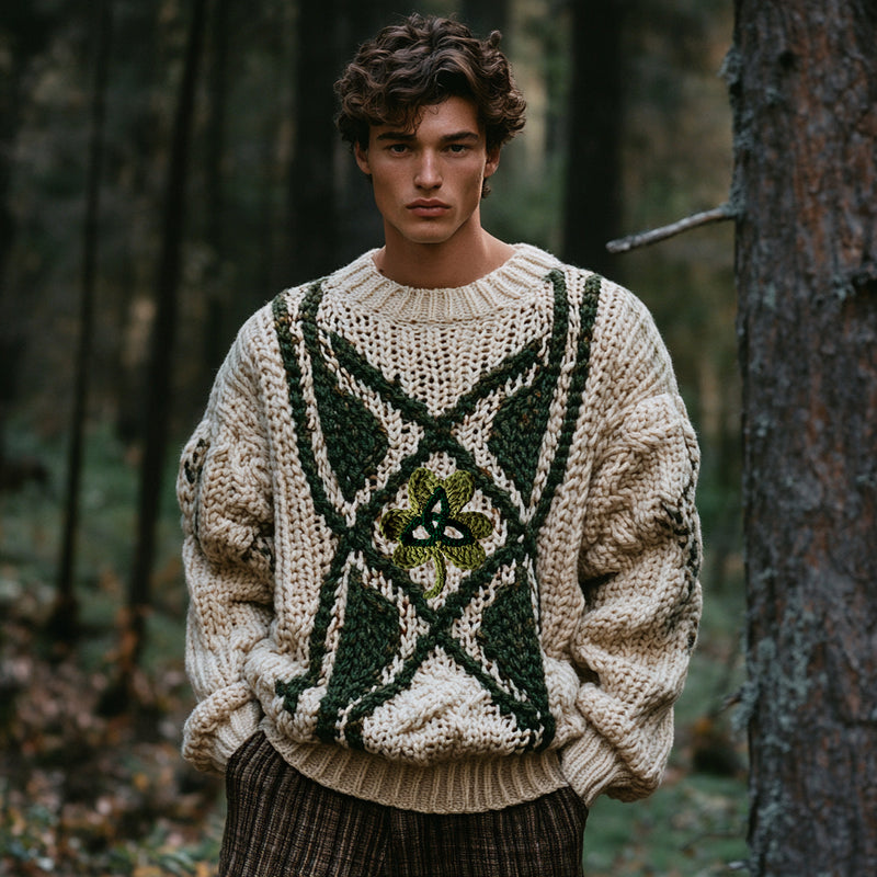 Pull au style vintage intemporel