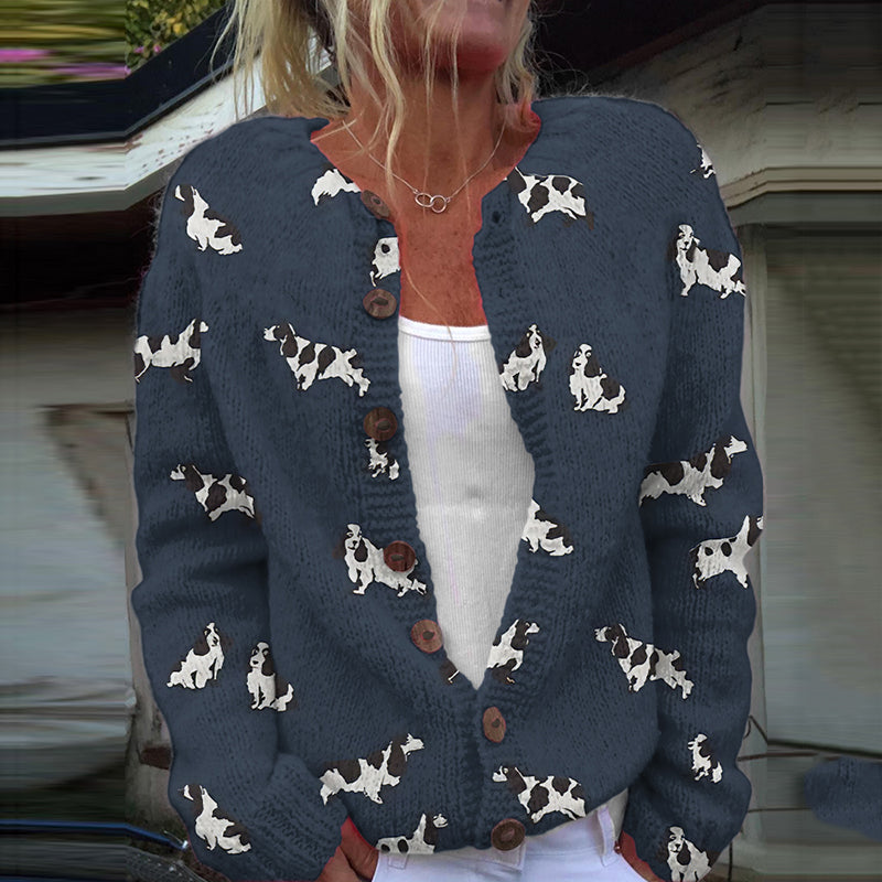 Cardigan au design réfléchi
