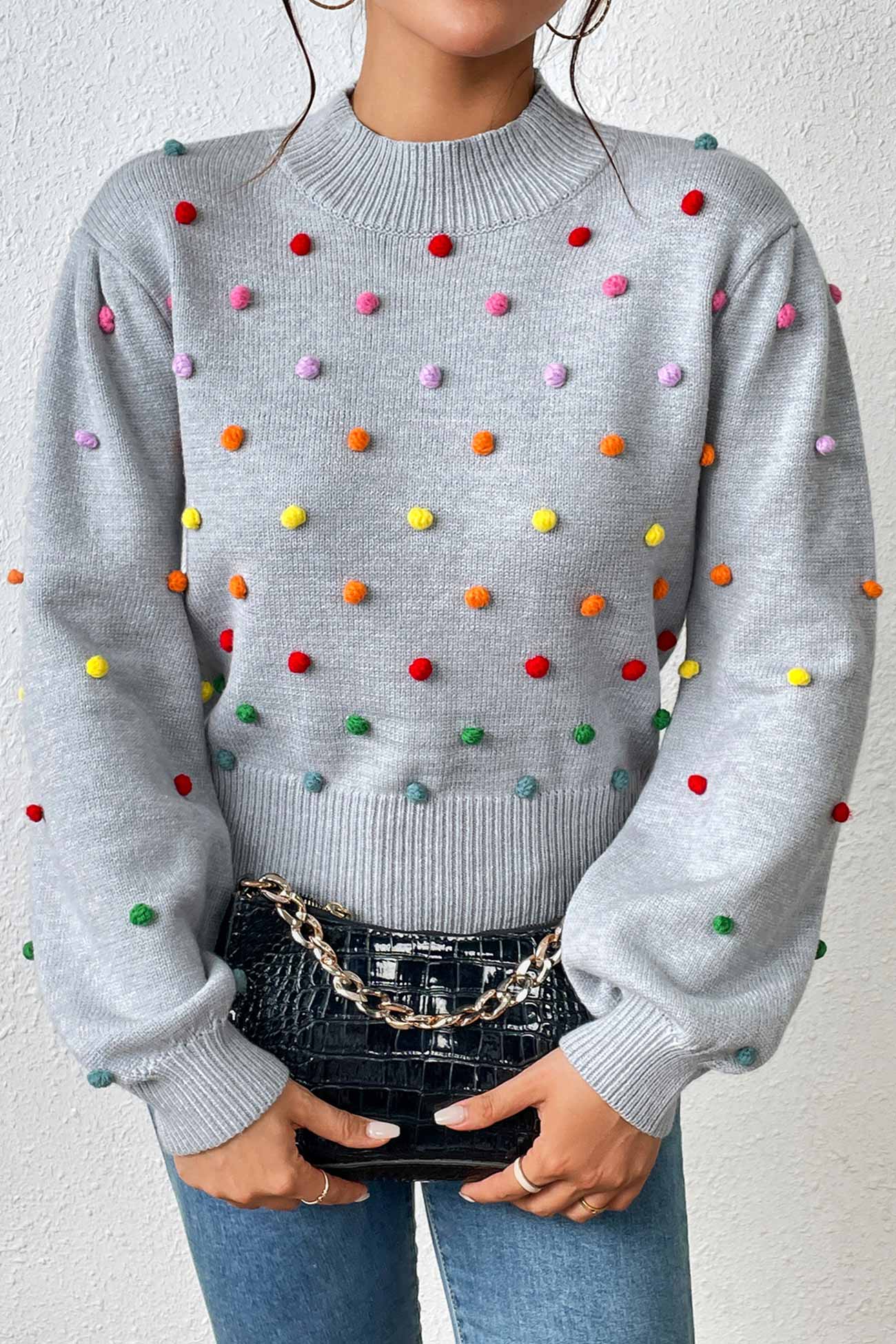 Pull au design réfléchi