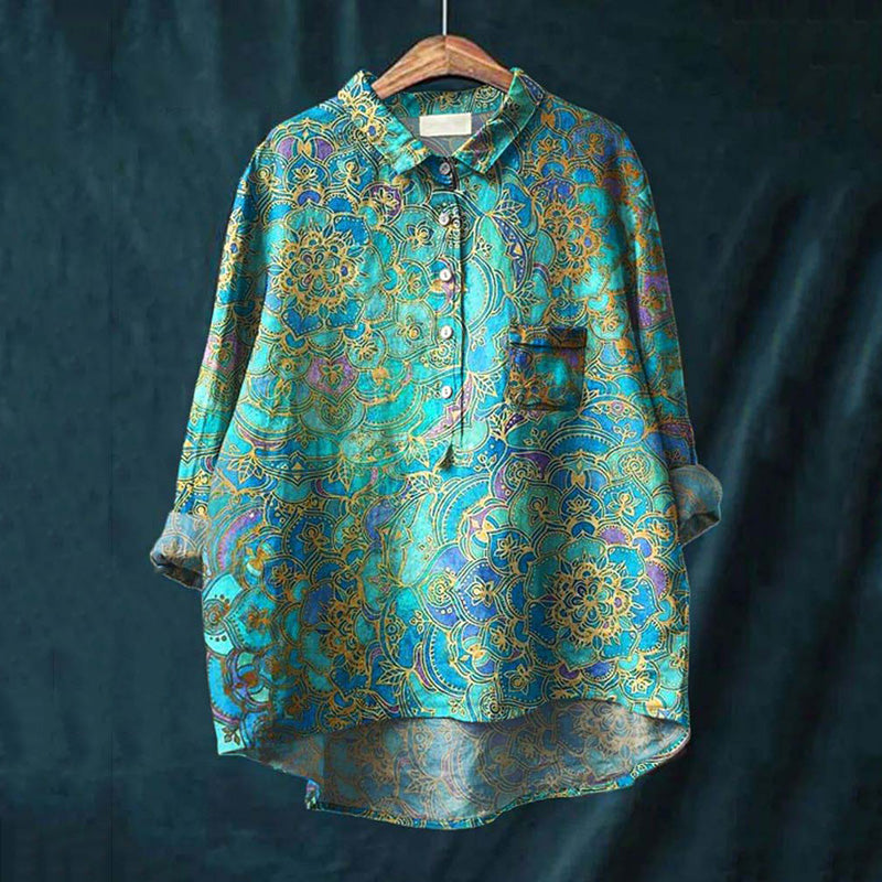 Chemise au style vintage intemporel