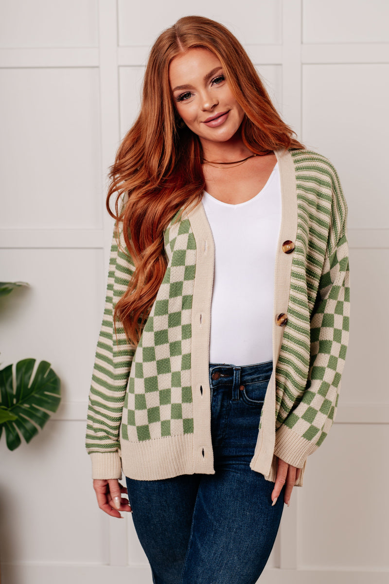 Cardigan au design réfléchi