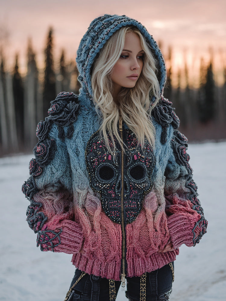 Cardigan au design réfléchi
