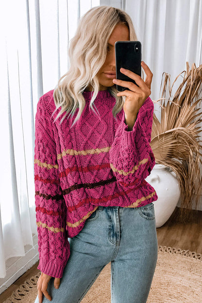Pull au design réfléchi