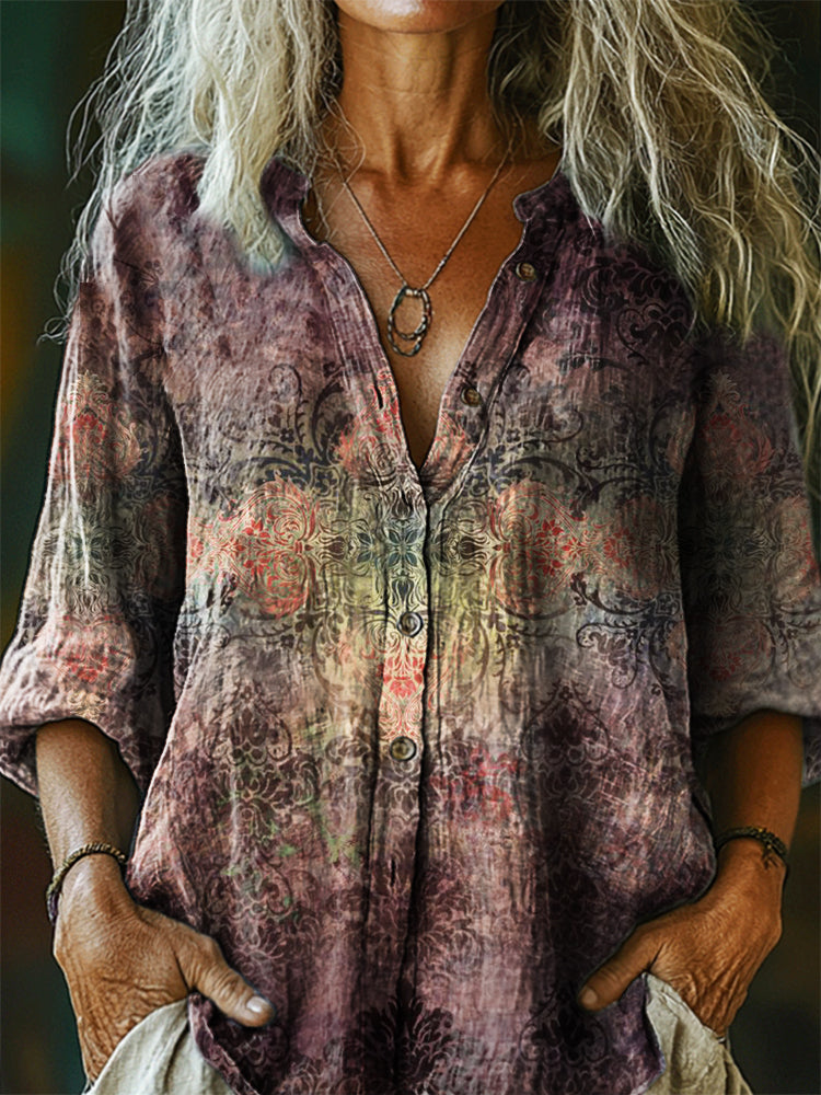 Chemise au design réfléchi